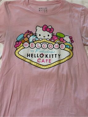 Hello Kitty Cafe Las Vegas Tee, Size XS, Excellent!